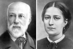 COMBINATION PHOTO SHOWS PARENTS OF ST. THERESE OF LISIEUX